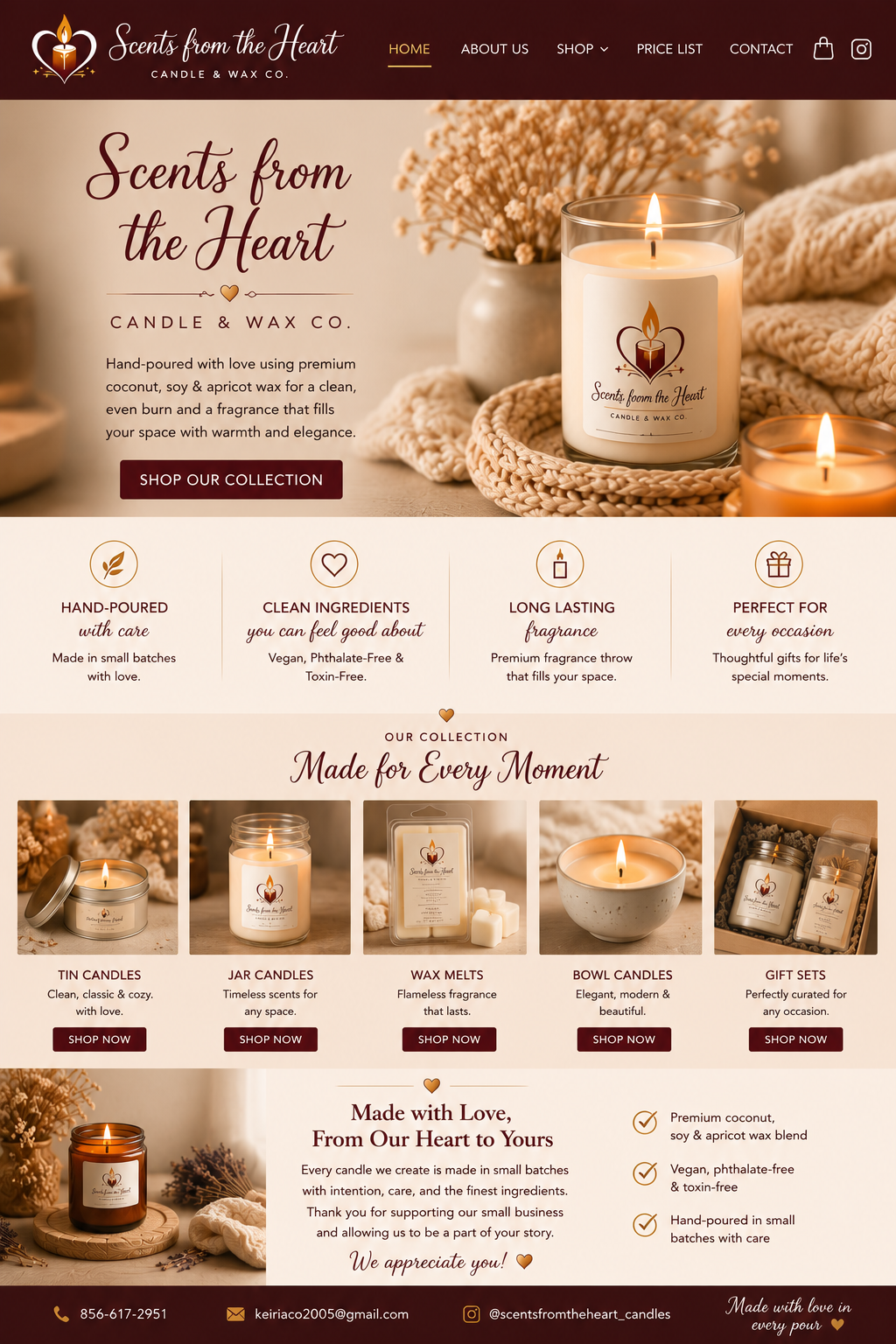Luxury Candle Collection